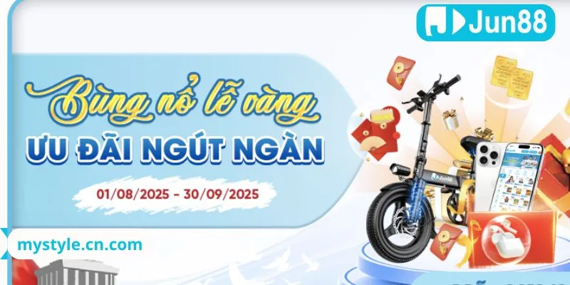 Khuyến mãi bùng nổ dịp 2/9 của nhà cái Jun88